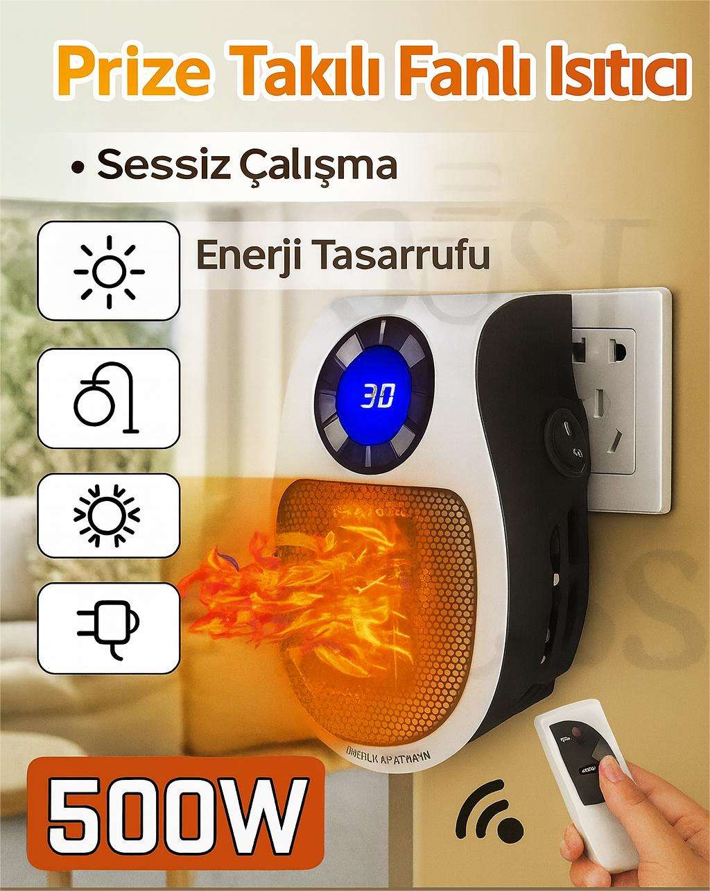 Trisoft Portatif Isıtıcı