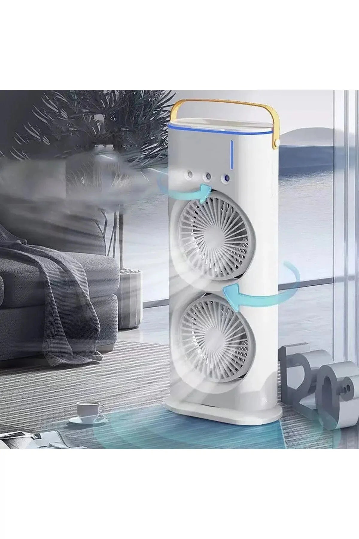 Trisoft 3 Kademeli Buharlı Çift Fanlı Hava Soğutucu