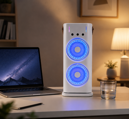 Trisoft 3 Kademeli Buharlı Çift Fanlı Hava Soğutucu