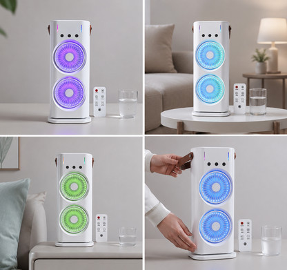 Trisoft 3 Kademeli Buharlı Çift Fanlı Hava Soğutucu