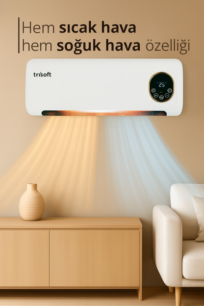 Trisoft Duvar Tipli Fanlı Isıtıcı