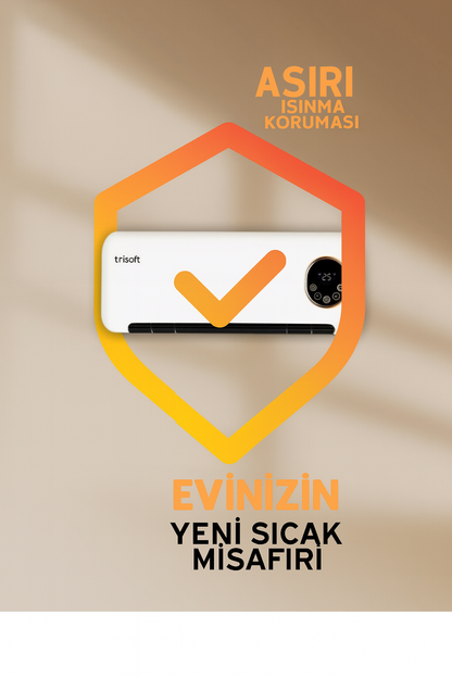 Trisoft Duvar Tipli Fanlı Isıtıcı